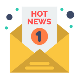 Hot News Mail  Icon