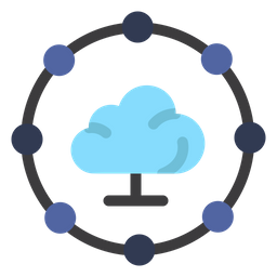 Cloud Computing Connection  Icon