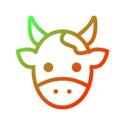 Cow Face  Icon