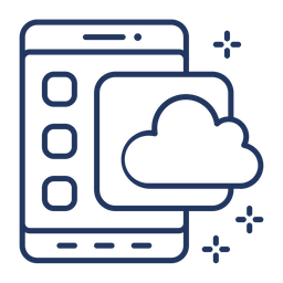 클라우드 스토리지  아이콘