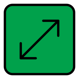 Diagonal arrow  Icon