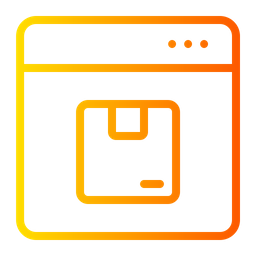 Online Package  Icon