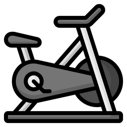 Bicicleta de exercício  Ícone