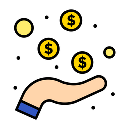 Cash In Hand  Icon