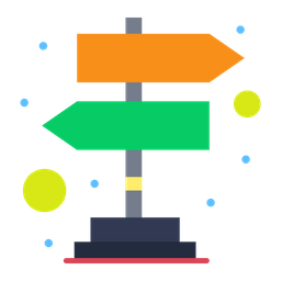 Direction Of Success  Icon