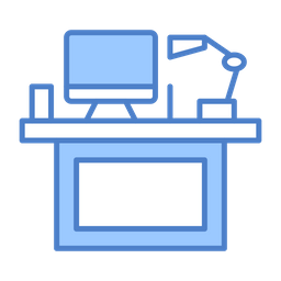 Computer Desk  Icon