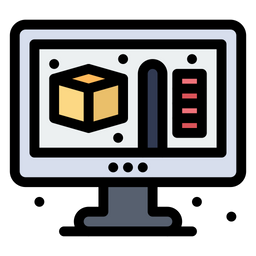 3D Modellierung  Symbol