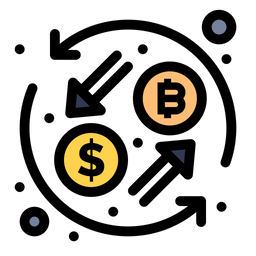 Btc To Dollar  Icon