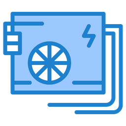Fonte de alimentação CA  Ícone