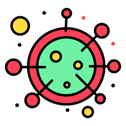 Coronavirus Cells  Icon