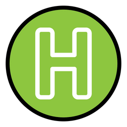 Letter H  Icon