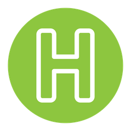 Letter H  Icon