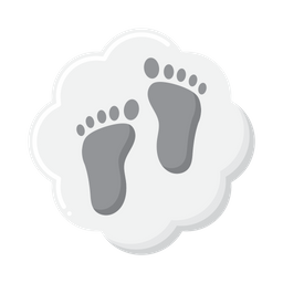 Carbon Footprint  Icon