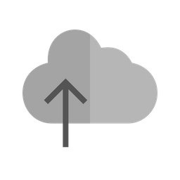 Cloud With Upward Arrow  Icon