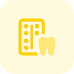 Dental Medicine Tablet  Icon