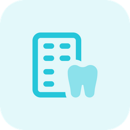 Dental Medicine Tablet  Icon