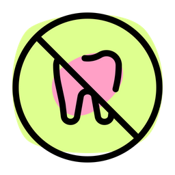 Banned Tooth  Icon