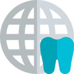 Globe Tooth  Icon