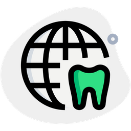 Globe Tooth  Icon