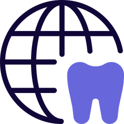 Globe Tooth  Icon