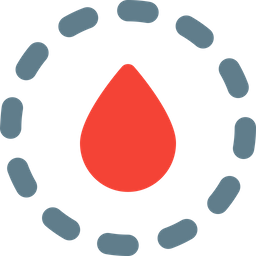 Blood Dash Circle  Icon