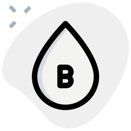 Blutgruppe B  Symbol