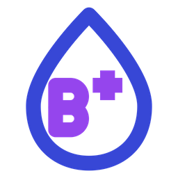 B positive blood  Icon