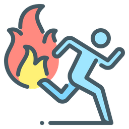 Fire Run  Icon