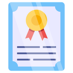 Business Certificate  Icon