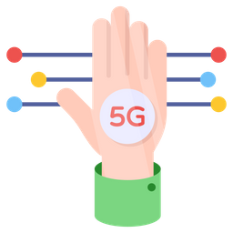 5G 네트워크  아이콘