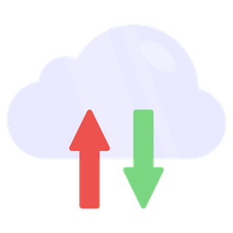 Cloud Data Transfer  Icon