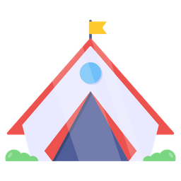 Camp  Icon