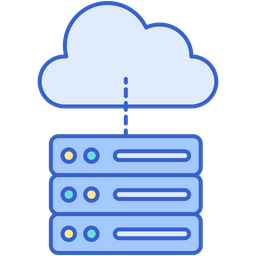 Servidor em nuvem  Ícone