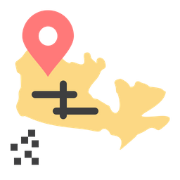 Canada Map Location  Icon