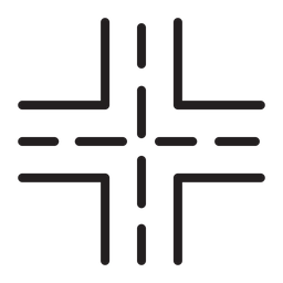 Kreuzung  Symbol