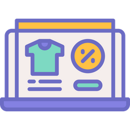 Online Clothe Discount  Icon