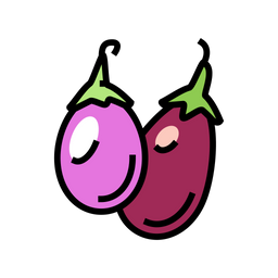 Indische Aubergine  Symbol