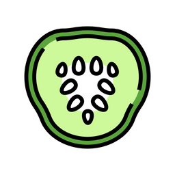 Cucumber Slice  Icon