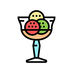 Sorbet Ice Cream  Icon