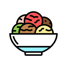 Ice Cream Bowl  Icon