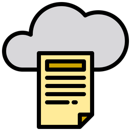 Cloud File  Icon