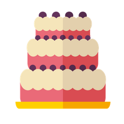 Pastel de cumpleaños  Icono