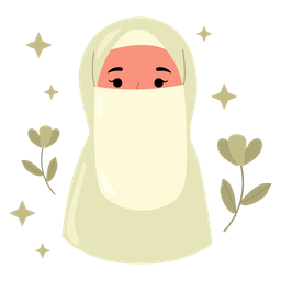 Female with veil  Icon