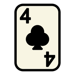 Four Of Clubs  Icon