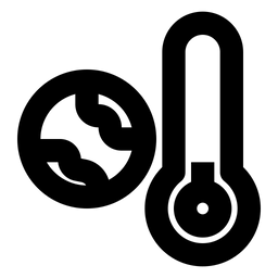 Niedrige Temperaturen der Erde  Symbol