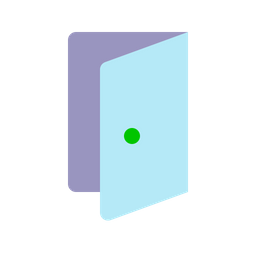 Open Door  Icon