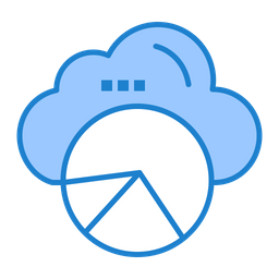 Cloud Analytics  Icon