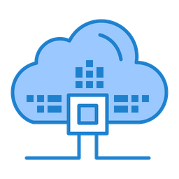 Infraestrutura em nuvem  Ícone