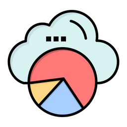 Cloud Analytics  Icon