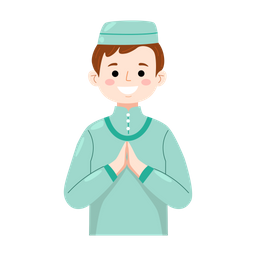 Kid muslim character  Icon